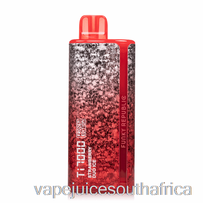 Vape Pods Funky Lands Ti7000 Disposable Strawberry Duo Ice